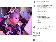 普段とのギャップに驚く声（※画像は高畑充希Instagramから）