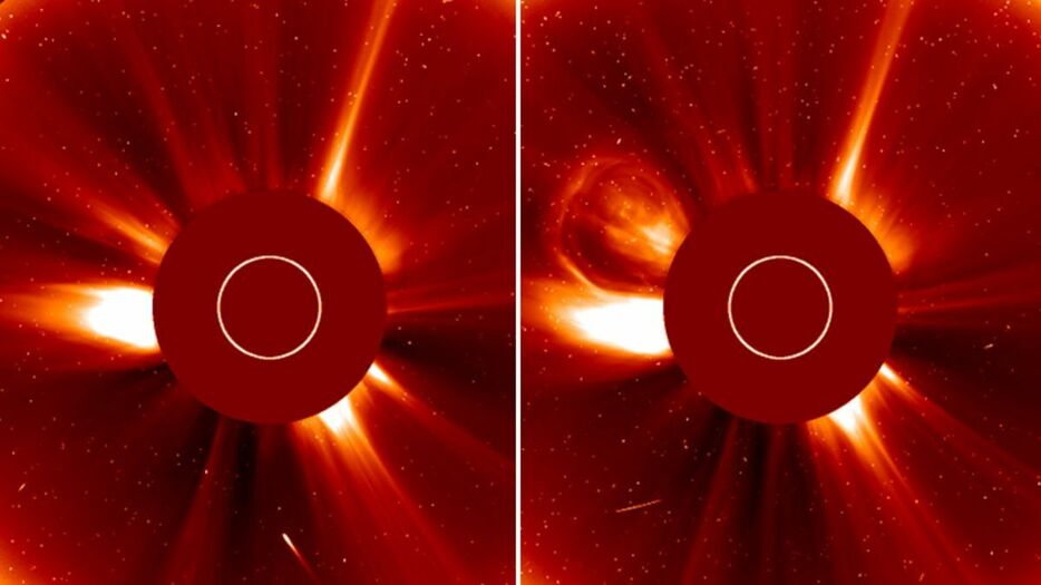 「ハロウィーン彗星」の愛称を持つ彗星が太陽に接近し蒸発した