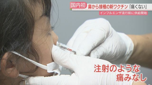 注射のような痛みなし