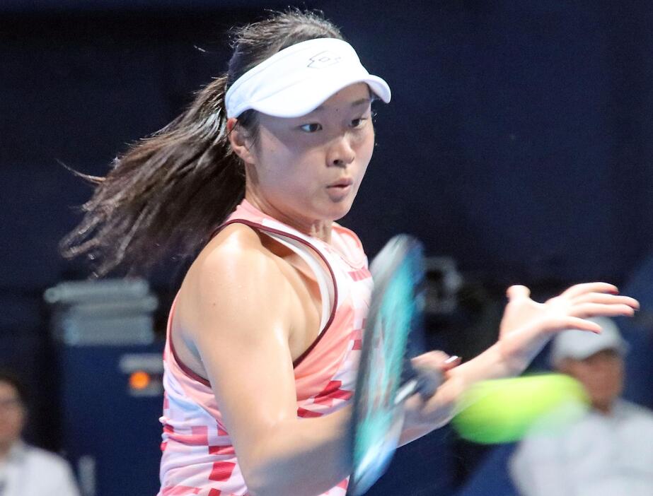 勝利した齋藤咲良[画像/tennis365.net]