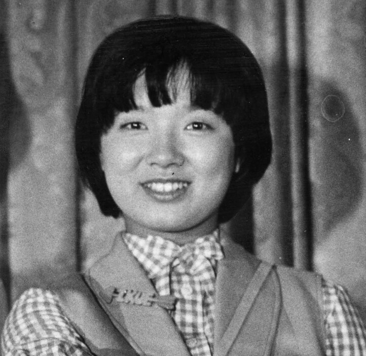 10代頃の榊原郁恵＝1978年