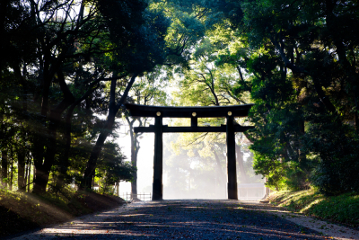 明治神宮内苑の「一の鳥居」