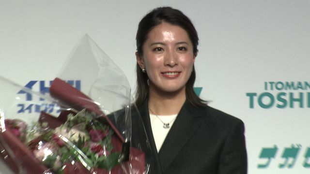 引退会見に臨んだ競泳・大橋悠依選手