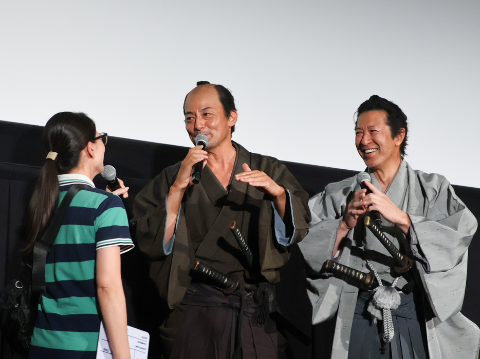 終始ノリノリな山口馬木也（中央）＆冨家ノリマサ（右端）