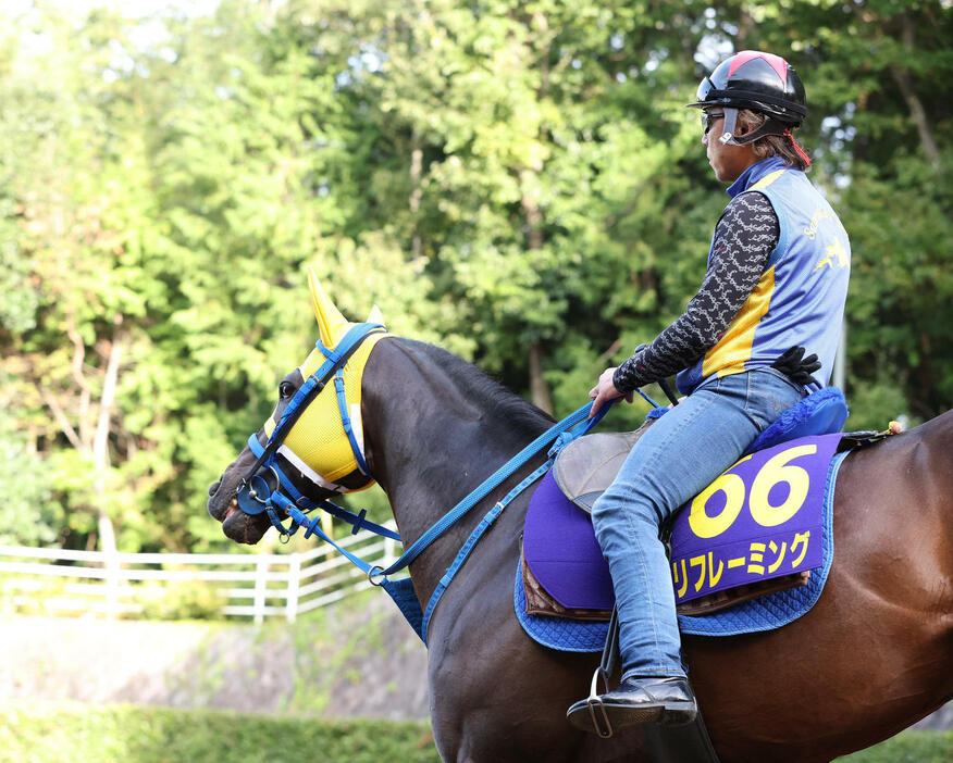 22日、逍遥馬道で運動するリフレーミング