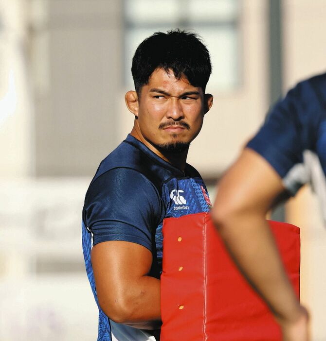 Ｗ杯以来の日本代表戦先発が決まった姫野（１３日の関東合宿で）