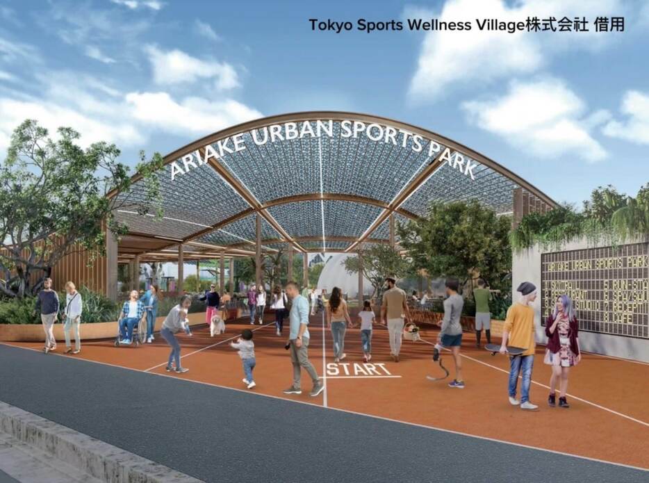 「livedoor URBAN SPORTS PARK」 image by: Tokyo Sports Wellness Village株式会社