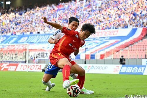 名古屋と横浜FMが対戦した [写真]＝J.LEAGUE via Getty Images