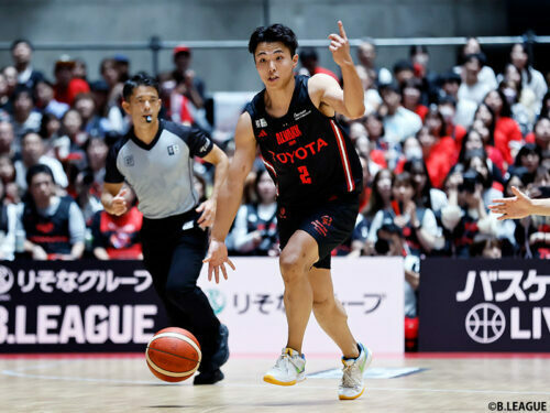 移籍後の開幕戦で存在感を示したA東京の大倉颯太 [写真]＝B.LEAGUE