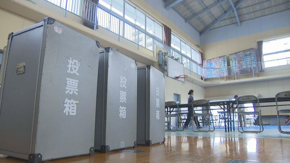 衆議院選挙　県内で投票所の設営作業進む　広島