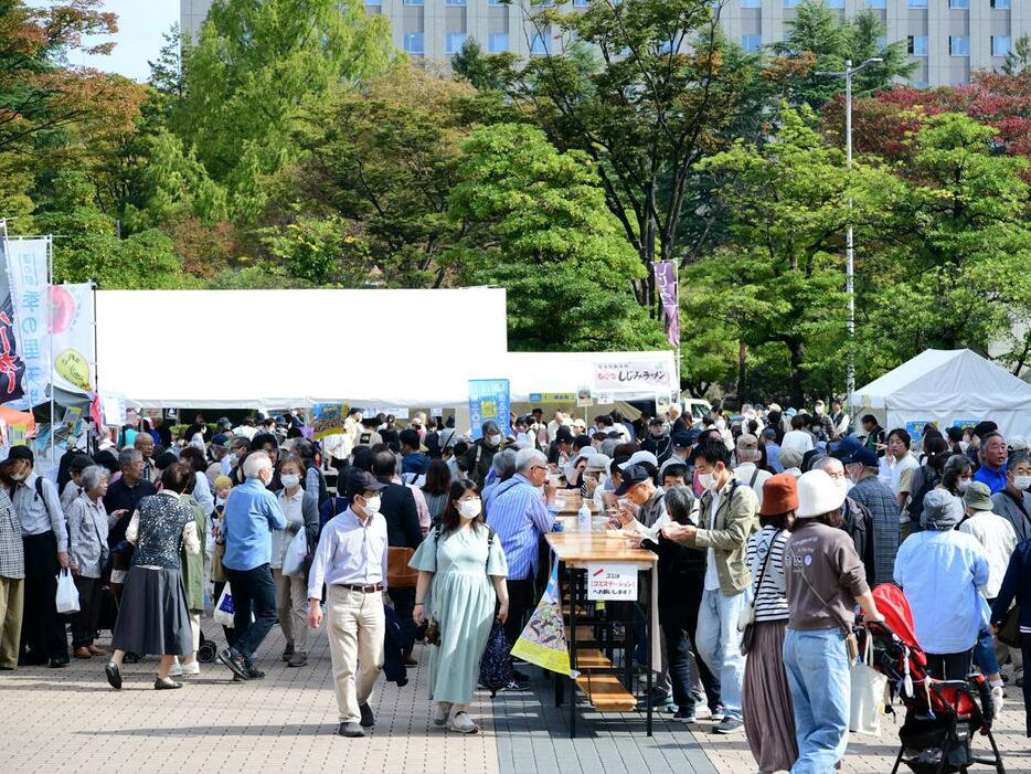 昨年の会場の様子（写真提供＝東北「道の駅」連絡会事務局）