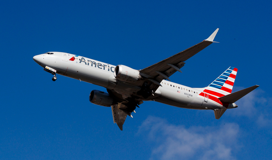 米アメリカン航空のボーイング「７３７ＭＡＸ８」型機（資料写真）