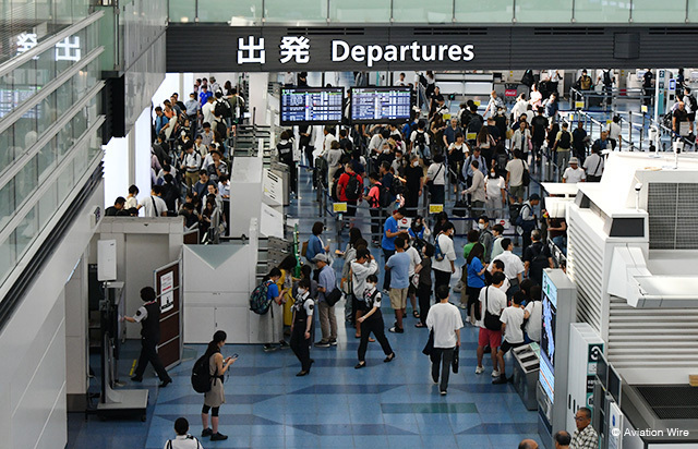 7月の国際線旅客数が初めて200万人を突破した羽田空港（資料写真）＝PHOTO: Yusuke KOHASE/Aviation Wire