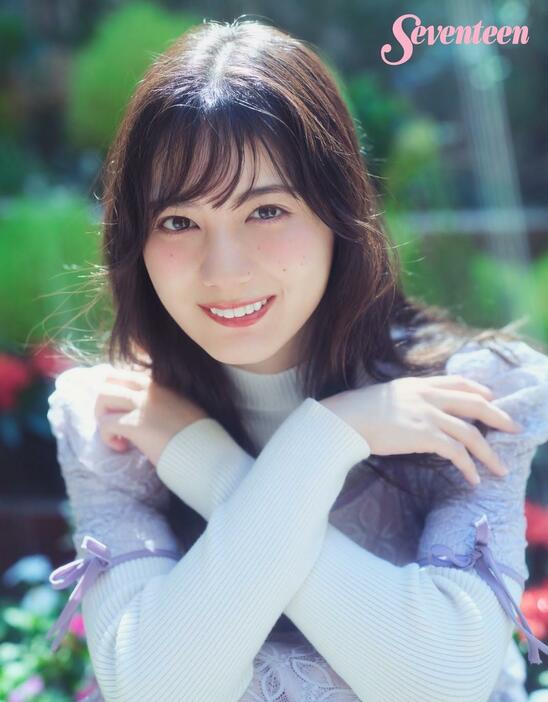 「Seventeen」2024年秋冬号をもって専属モデルを卒業する「日向坂46」の小坂菜緒さん（C）Seventeen2024秋冬号／集英社 撮影／藤原宏（Pygmy Company）