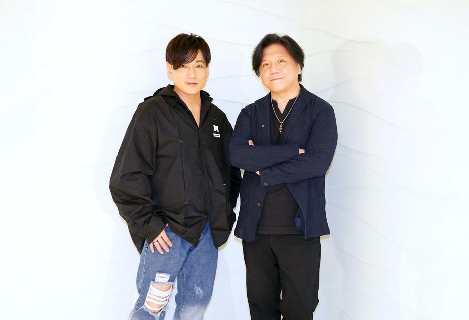 「BLEACH 千年血戦篇-相剋譚-」に出演する森田成一さん（左）と杉山紀彰さん