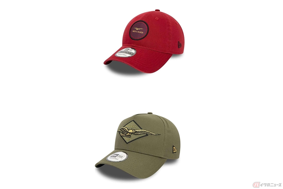 MOTO GUZZI × NEW ERA 9TWENTY BRD HERITAGE CAPとMOTO GUZZI × NEW ERA 9TWENTY EAGLE CAP