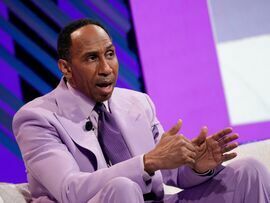 Stephen A. Smith at the Bloomberg Screentime event in Los Angeles. Photographer: Kyle Grillot/Bloomberg