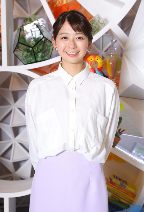 フジテレビ小室瑛莉子アナウンサー（23年5月撮影）