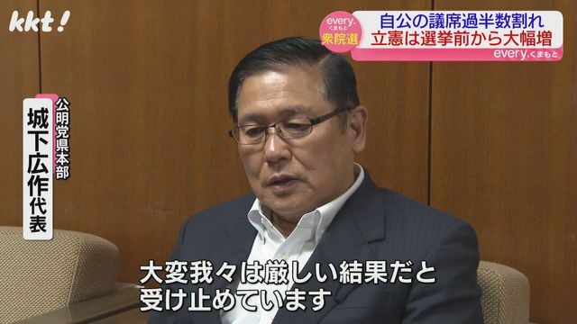 公明党県本部 城下広作代表