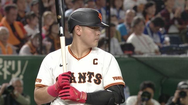 巨人の岡本和真選手(画像:日テレジータス)