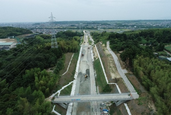 2024年度の部分開通が予定されている北勢バイパス（画像：北勢国道事務所）。