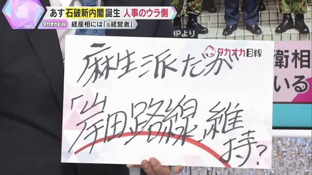 麻生派だが、経済政策は“岸田路線”維持か