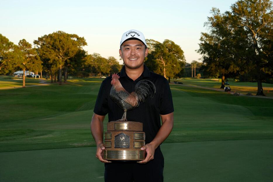 ツアー初優勝を飾ったケビン・ユ（写真：Getty Images）