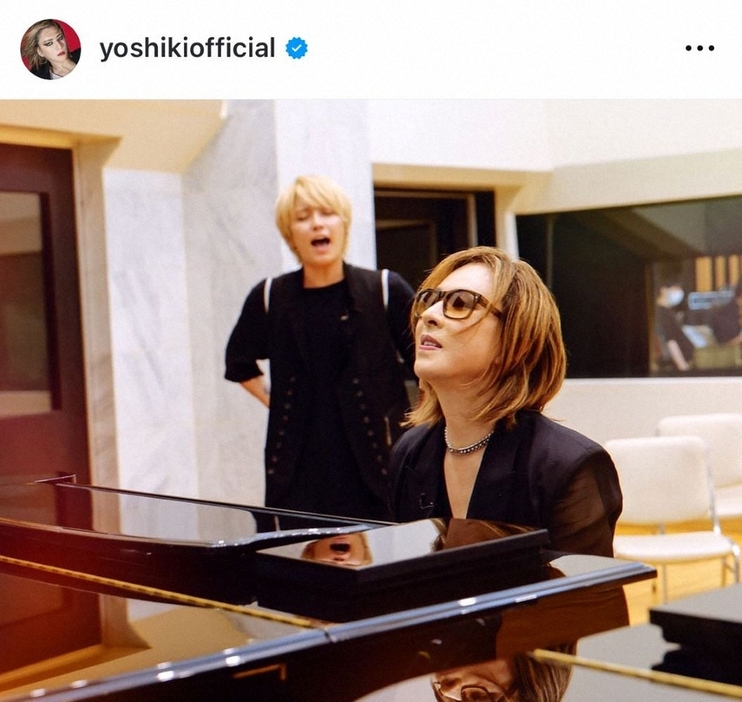 YOSHIKI公式インスタグラム（@yoshikiofficial)から