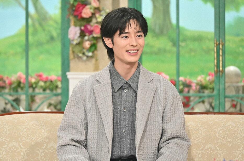 10月10日に放送される「徹子の部屋」に出演する塩野瑛久さん＝テレビ朝日提供