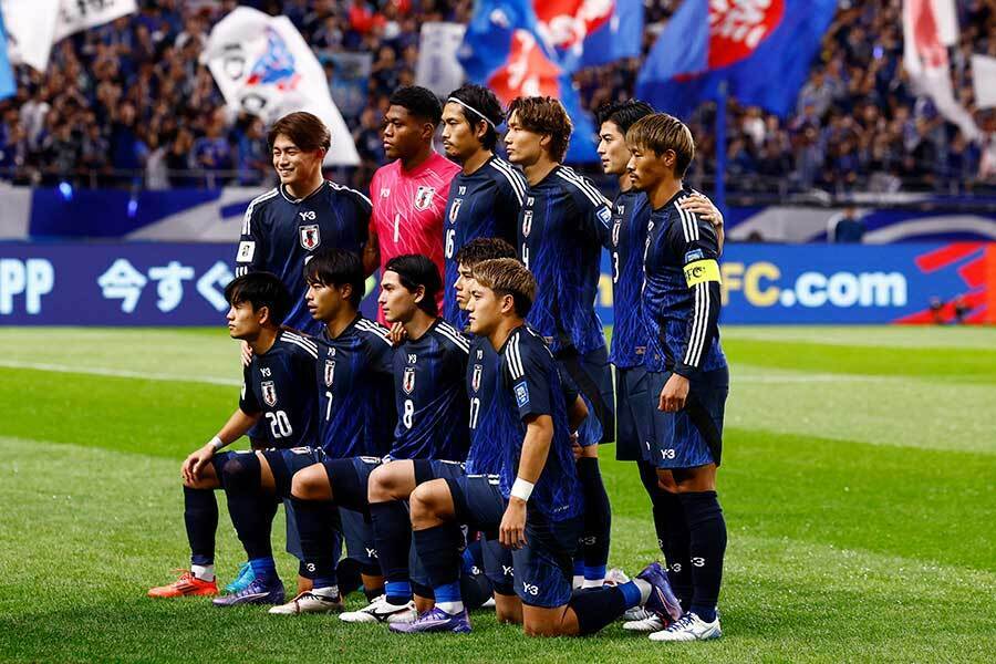 サッカーW杯アジア最終予選でオーストラリアと引き分けた日本代表【写真：ロイター】