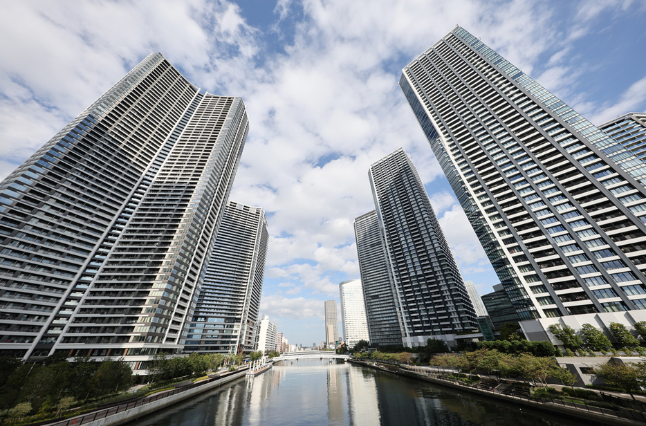 東京都内のマンション群