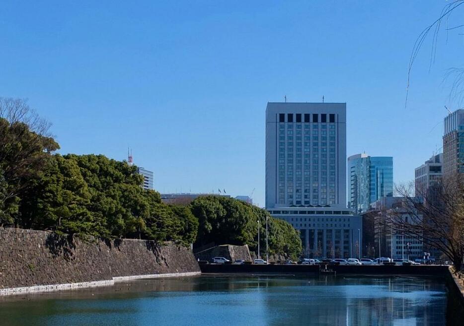 皇居に向かう遠景