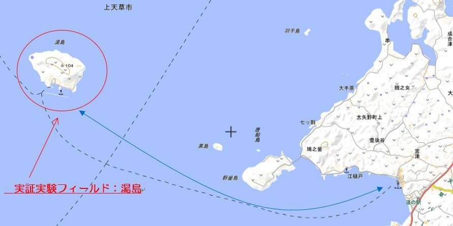 実証実験の実施エリア