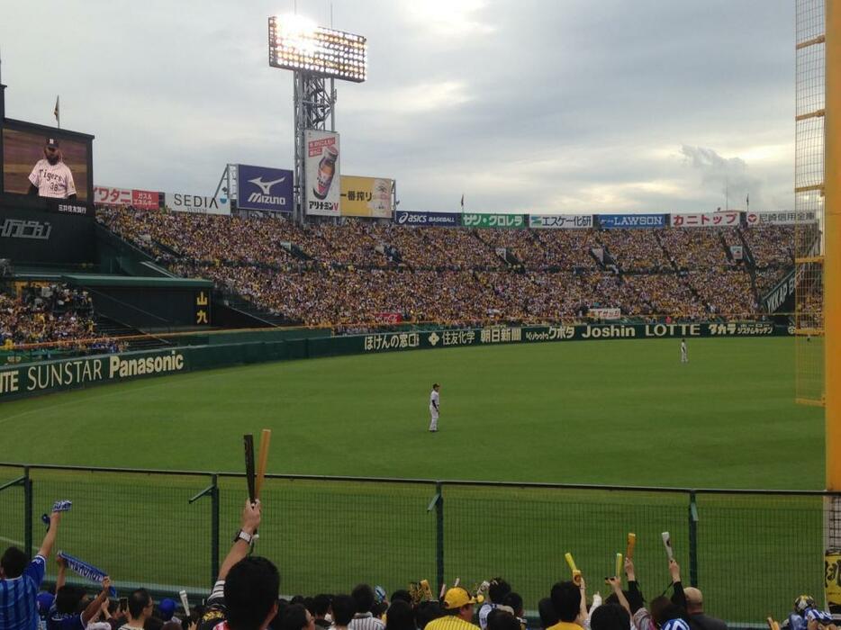 阪神は1勝2敗で屈辱の下克上を許してCS敗退した(写真はCS第一戦）