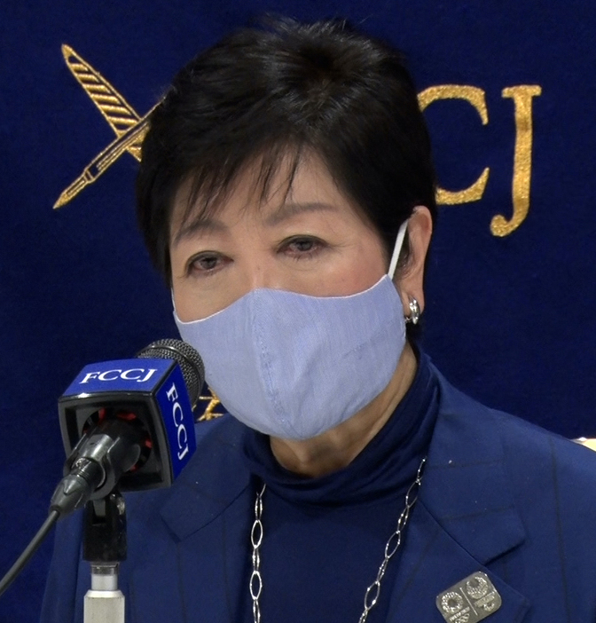 「人の移動によって、この陽性が増えてきているということは明らか」と小池都知事