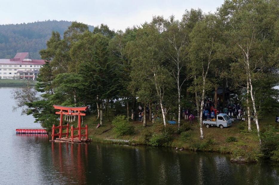 [写真]「小宮祭」があった池ノ平神社