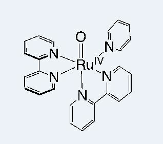 [図]マイヤー博士が世界で初めてPCETを実証した際に用いたルテニウム錯体