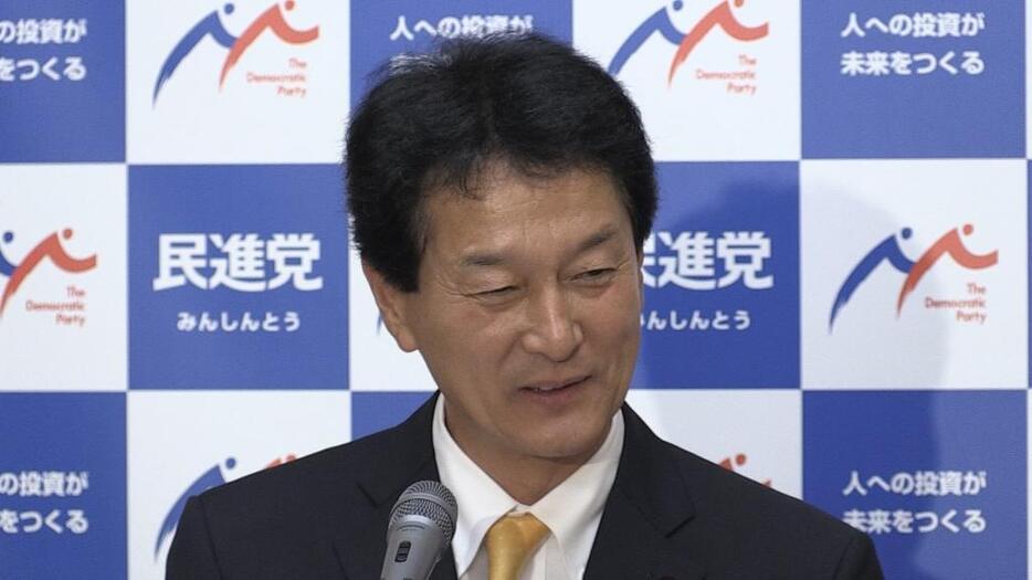 民進党の大島幹事長が定例会見（THE PAGE編集部）