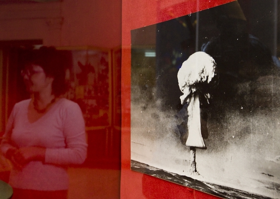 現セメイ（セミパラチンスク）の博物館における原爆実験の展示（写真：ロイター/アフロ）