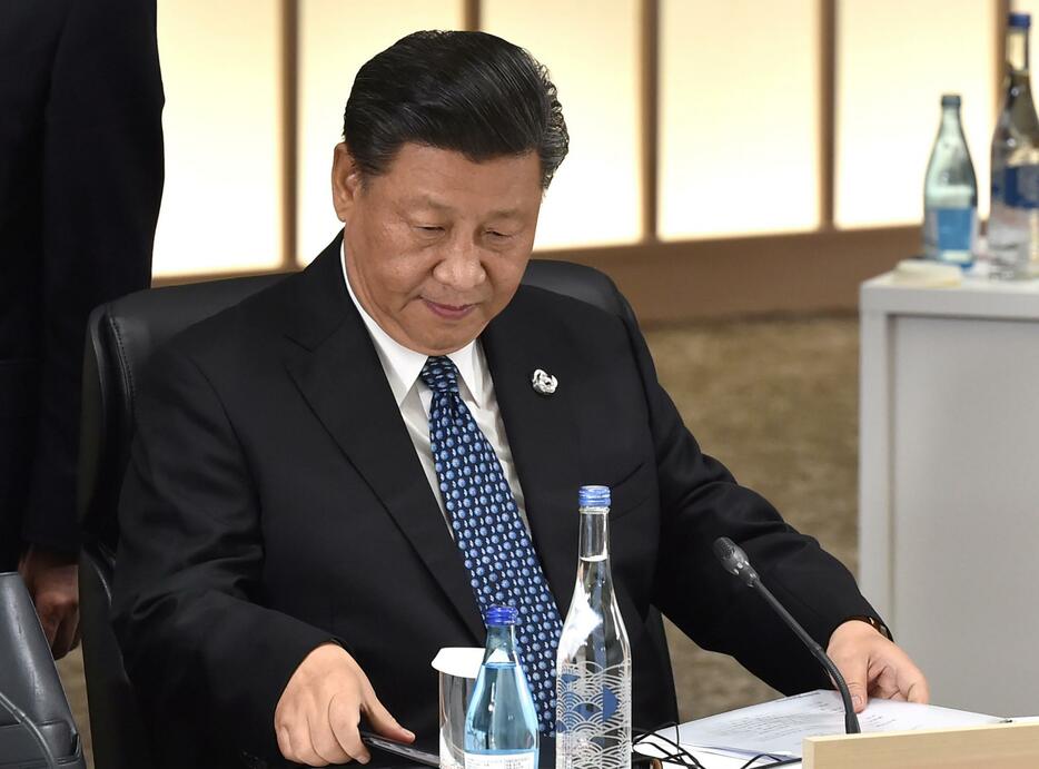 G20大阪サミットに出席した時の中国の習近平国家主席（写真：代表撮影/ロイター/アフロ）