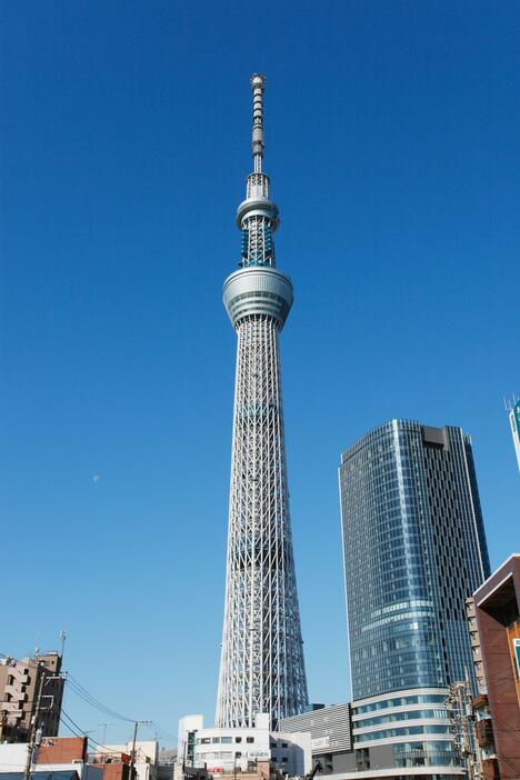 KYB製の油圧ダンパーは東京スカイツリーにも使われていた（写真：アフロ）