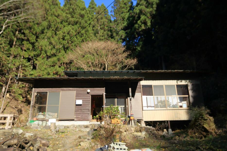 吉田さんが購入した横瀬町の別荘。カリラボの拠点としても使用している