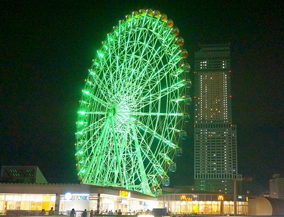 [写真]関西の各テーマパークは大阪府、兵庫県、京都府などに発令された緊急事態宣言の影響で、営業時間短縮などの対応に追われた。写真はりんくうプレジャータウンシークル＝昨年9月、大阪府泉佐野市で