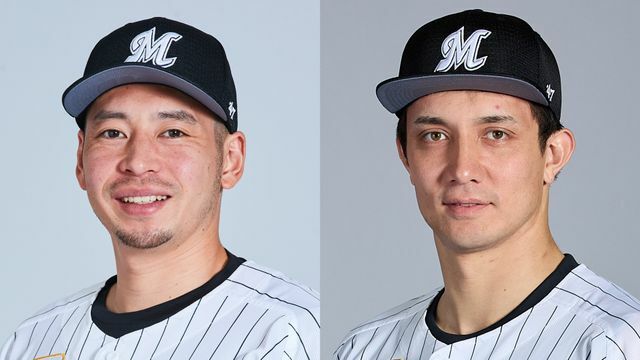 東條大樹投手、国吉佑樹投手(C)千葉ロッテマリーンズ