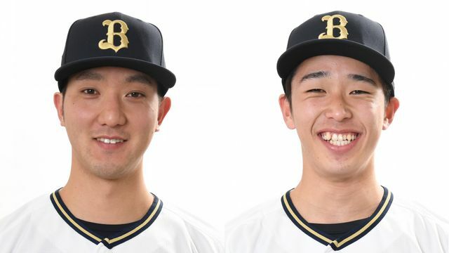 左から田嶋大樹投手、齋藤響介投手