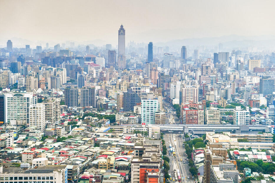 台湾最大の都市、台北市（写真：アフロ）