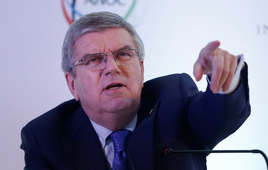 IOCのトーマス・バッハ会長の「犠牲」発言が国内外に波紋(写真・ロイター/アフロ）