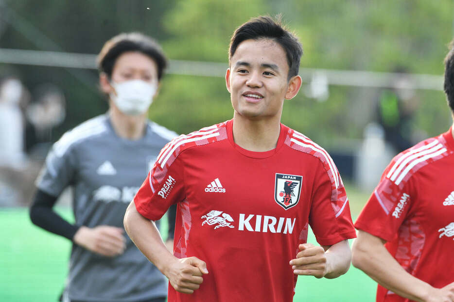 W杯アジア最終予選進出を決めるミャンマー戦に挑む久保建英（ 写真：松尾/アフロスポーツ）