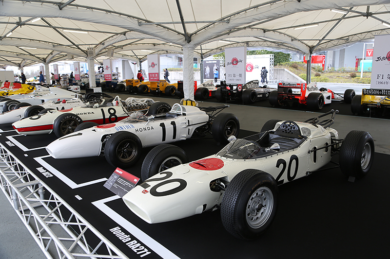 鈴鹿サーキットに歴代F1が集結、ホンダF1の歴史を振り返る
