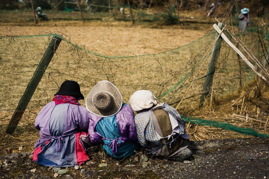 住民より人形が多い村 徳島県の集落が話題に＝2015年3月16日（ロイター/アフロ）